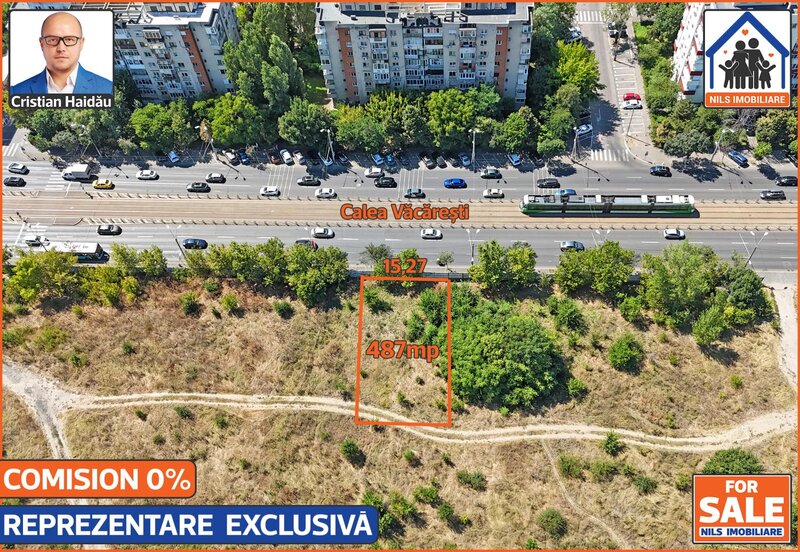 Calea Vacaresti, Mall Sun Plaza, sector 4, teren 487 mp,